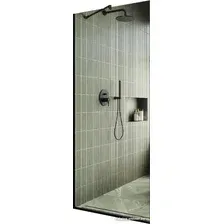 Душевая стенка MaybahGlass 195x79 MGD-695-6у (прозрачное стекло/черный)