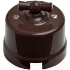 Выключатель Electraline B1-202-22 (коричневый)