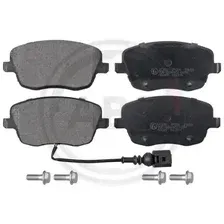 Тормозные колодки дисковые передняя ось A.B.S. 37338