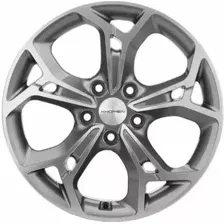 Литые диски Khomen KHW1702 CX-5/Seltos 17x7" 5x114.3мм DIA 67.1мм ET 50мм Gray