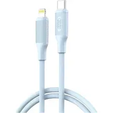 Кабель XO NB-Q265A USB Type-C - Lightning (1 м, голубой)