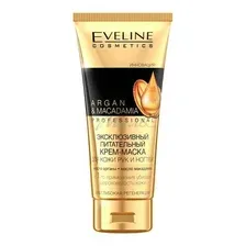 Крем-маска для рук и ногтей EVELINE Cosmetics Argan&Macadamia питательный,100 мл