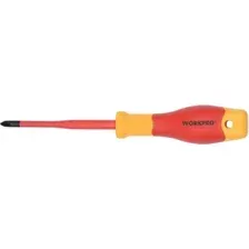 Отвертка Workpro VDE PH3x150мм WP341010
