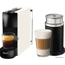 Капсульная кофеварка Krups Essenza Mini & Aeroccino 3 XN111 (белый)