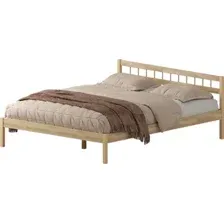 Кровать Домаклево Лето 160x200+Н4 (натуральный)