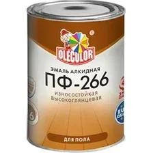 Эмаль Olecolor ПФ-266 1.9 кг (красно-коричневый)