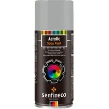 Краска автомобильная Senfineco Paint Acrylic Silver Grey / 4125 (серебристый/серый)