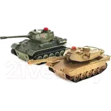 Набор радиоуправляемых игрушек Crossbot Танковый бой Т-34 Abrams M1A2 / 870634