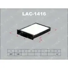 Салонный фильтр LYNXAUTO LAC-1416 RENAULT Megane II 02-08