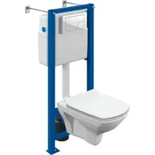 Унитаз подвесной Cersanit Carina XL CO DPL EO Slim+Vector+Corner A64119