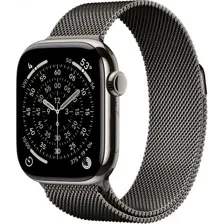 Apple Watch Series 11 LTE 42 мм (титановый корпус, природный/сланец, миланская петля)