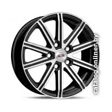 Литые диски Alcasta M64 16x6.5" 5x108мм DIA 63.35мм ET 45мм BKF