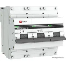 Выключатель автоматический EKF PROxima mcb47100-3-16C-pro