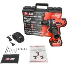 Дрель-шуруповерт Brait BCDI20-4PUMBL-1 PRO (с 1-м АКБ, кейс)
