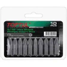 Насадка крестообразная PH4 30 мм 5/16" 10 штук TOPTUL (FSBA1004G)