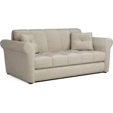 Диван Мебель-АРС Аккордеон Гранд ППУ 120x200 (бархат бежевый Star Velvet 6 Light Beige)