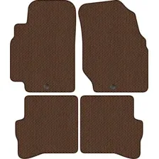 Комплект ковриков для авто Alicosta Nissan Almera Сlassic (седан / B10) 2006 - 2012 (коричневый, сота)