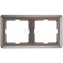 Рамка двухместная SYSTEME (SCHNEIDER) ELECTRIC W59 шампань (KD-2-48)