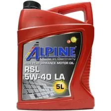 Моторное масло ALPINE RSL 5W40 C3 / 0100172 (5л)