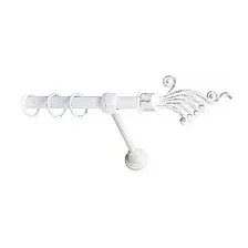 Карниз для штор Lm Decor Кения 023 1р гладкий (белое золото, 4м)