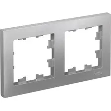 Рамка Systeme Electric AtlasDesign ATN000302 (алюминий)