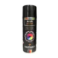 Автомобильная краска Senfineco Acrylic черный матовый 400мл 4004