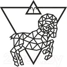 Декор настенный EWA Знак зодиака Овен