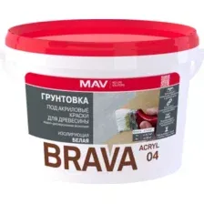 Акриловая грунтовка Brava Acryl 04 (5 л, белый)