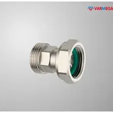 Фитинг Varmega Соединитель с НГ ВР-НР 3/4" x 3/4", с плоским уплотнением и обратным клапаном VMTF61-N000505