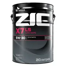 Моторное масло ZIC X7 LS 5W-30 20л