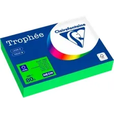 Офисная бумага Clairefontaine А4 80г/м2 2975C (500л, неон зеленый)
