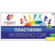 Пластилин Луч Классика 12С 878-08 (6 цв)