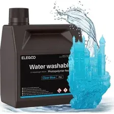 Фотополимер Elegoo Water Washable 2кг (чистый синий)