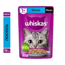 Пресервы Whiskas Желе с лососем 75 г