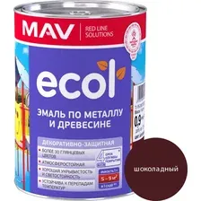 Эмаль MAV Ecol ПФ-115 (900г, шоколадный)