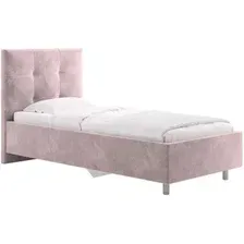 Кровать Сонум Caprice 90x200 (микровелюр лиловый)