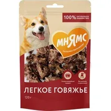 Лакомство Мнямс для собак Легкое говяжье 120г