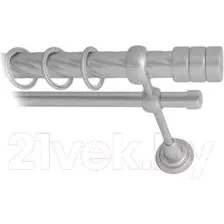 Карниз для штор Lm Decor Цилиндр 088 2р витой 25/16мм (сатин, 3.2м)