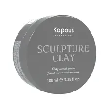Глина для укладки волос Kapous Sculpture Clay Styling нормальной фиксации, 100 мл