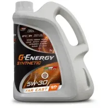 Моторное масло G-ENERGY 253142416 5W-30 синтетическое 5 л