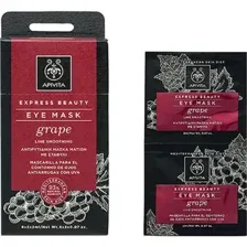 Маска для век Apivita Express Eye Grape (2x2мл)