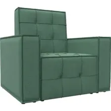 Кресло мягкое Лига Диванов Лига-067 / 132289 (рогожка Амур 11 зеленый)