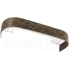 Карниз для штор Legrand Эдельвейс с поворотами 2м 3-х рядный 58 090 000 (шоколад)