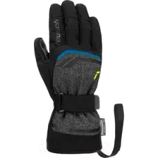 Перчатки лыжные Reusch Primus R-Tex Xt / 6201224-6623 (р-р 6.5, Black Melange/Safety Yellow/Brilliant)