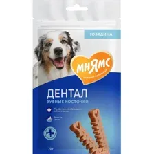 Лакомство Мнямс DENTAL для собак "Зубные косточки" 70г