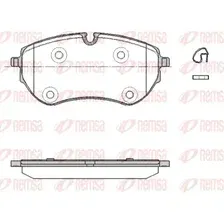 Тормозные колодки дисковые передняя ось REMSA 1853.00