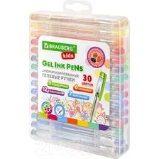 Набор гелевых ручек Brauberg Kids Fruits / 143823 (30цв)