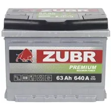 Автомобильный аккумулятор Zubr Premium L+ (63 А·ч)