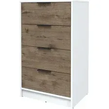 Комод Интерлиния Концепт КТ-К60 (дуб веллингтон/белый платинум)
