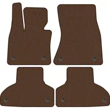 Комплект ковриков для авто Alicosta BMW X5 III (suv, гибрид / F15) 2013 - 2018 (коричневый, сота)